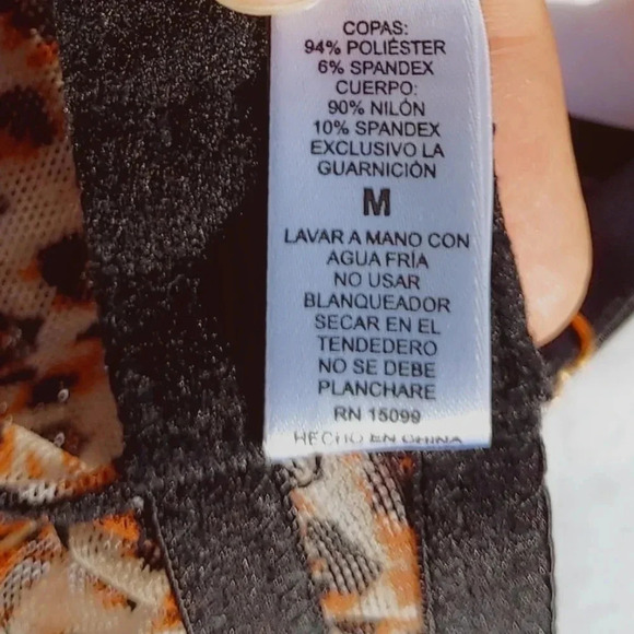 True Desire Womens Leopard Print Lingerie in Medium - Picture 8 of 8